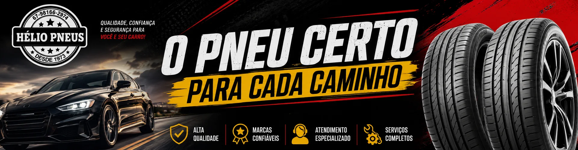 O pneu certo para cada caminho